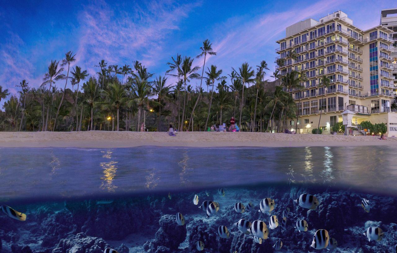Kaimana Beach Hotel Honolulu Exterior photo